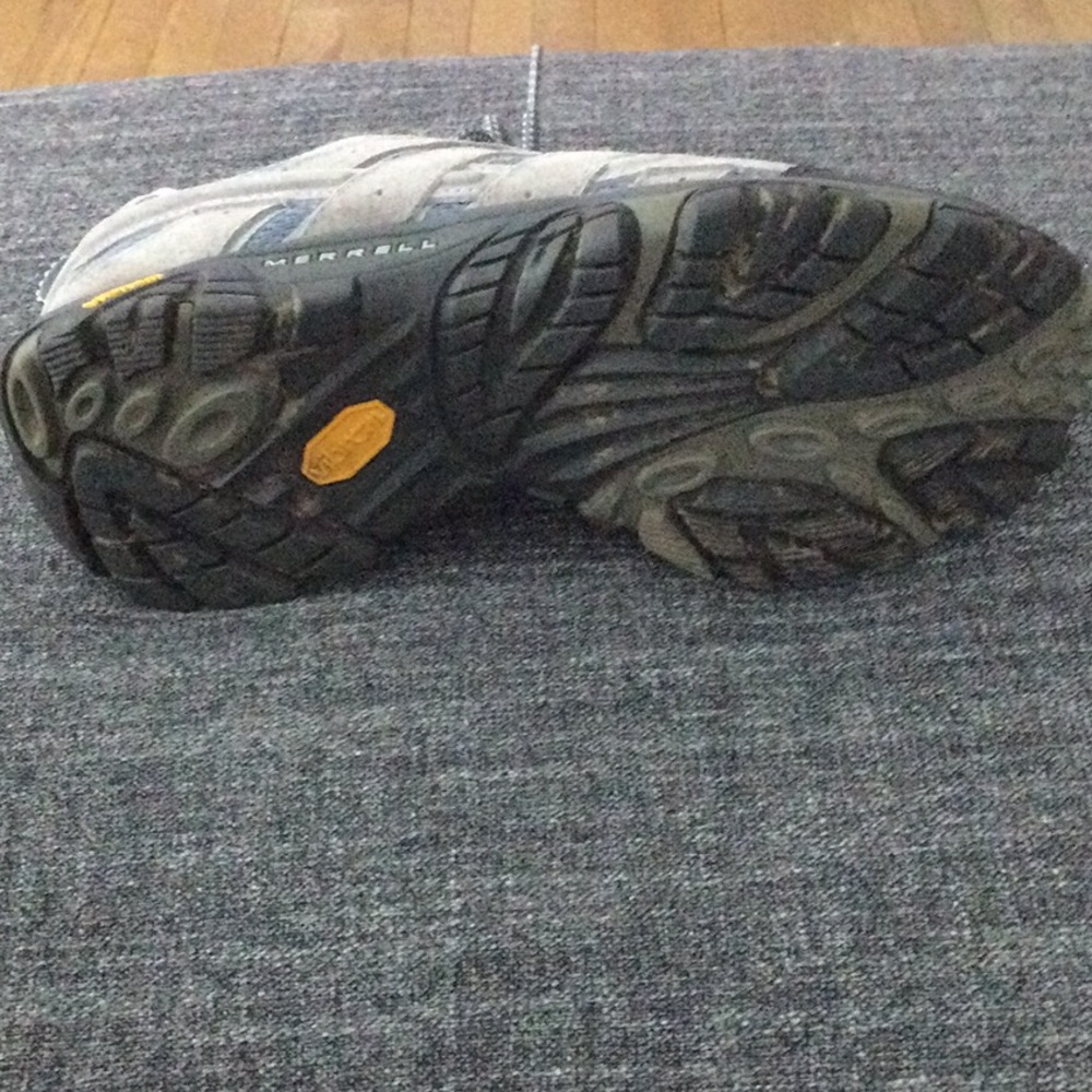Women's Gray and Blue Hiking Shoes from Merrell’s - Picture 3 of 6